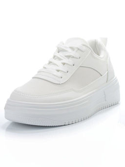 05-6180-36 WHITE Кроссовки женские (искусственные материалы) - No name фото 4