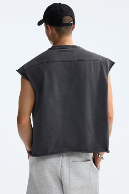 Camiseta sin mangas boxy Oversized Fit - H&m фото 8