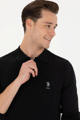 U. S. Polo Assn / Мужской черный свитер - U.s. polo assn фото 9