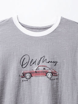 Джемпер женский серый с принтом Porsche 911 - Mark formelle фото 5