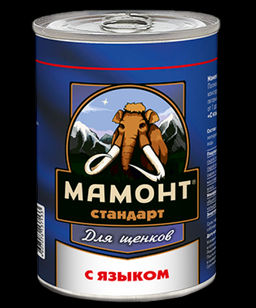 Мамонт Стандарт с Языком д/ЩЕНКОВ 0,97 кг. ж/б ЦБ-00025731