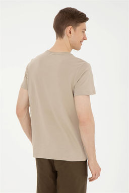 Мужская футболка светло-хаки - U.s. polo assn фото 5