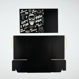 Цена за 2 шт. Коробка подарочная складная, упаковка, Gift for real man, 14?14?8 см