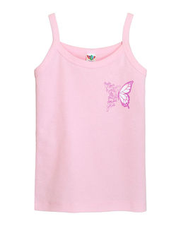 Майка для девочки 21199 коралловый 99 Lets go - Let's go фото 3