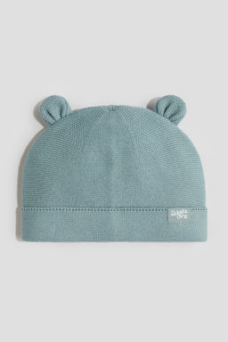 Gorro beanie en punto de algod?n