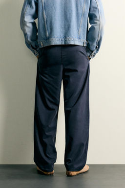 PANTAL?N CHINO RELAXED FIT PLIEGUES / Marino - Zara фото 3