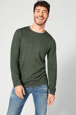 Мужской тонкий вязаный пуловер LIVERGY  фото 14