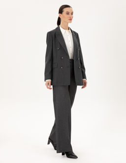 Antrasit Regular Fit Y_n Ceket
