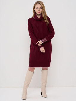 Платье женское 5212-2470. 2525/9752/3609 винная груша/камелия/лиловый