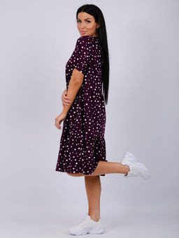 Платье Касадея, трикотаж - Малина фото 25