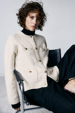 Pocket-detail cardigan - H&m фото 3