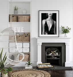 ФРЕЯ PNB/PL-348 Набор для раскрашивания по номерам 50 х 40 см Черно-белая тайна