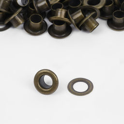 Цена за 50 шт. Люверс, d = 6 мм, цвет антик