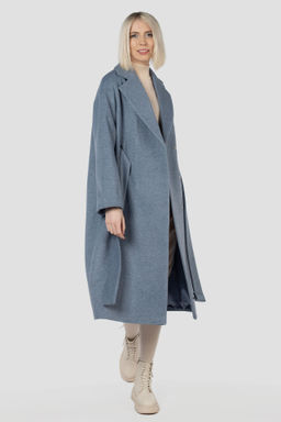 Пальто женское демисезонное (пояс) - El podio фото 2