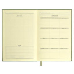 Ежедневник недатированный ESCALADA, А5, 160 л., арт. 63991/ 15 ПИКЕ ОЛИВКОВЫЙ  фото 8