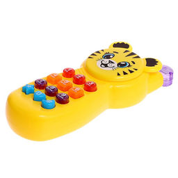 Музыкальный телефон детский «Тигруля», звук, свет