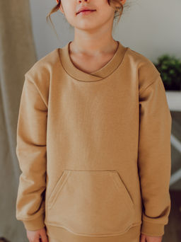 Костюм свитшот+брюки песочный, песочный - Lesi kids фото 10