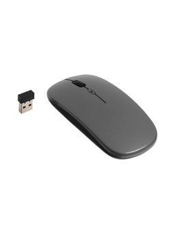 Мышь MB-2.4 беспроводная, оптическая, подсветка, 800-1600 dpi, USB, Bluetooth, серая