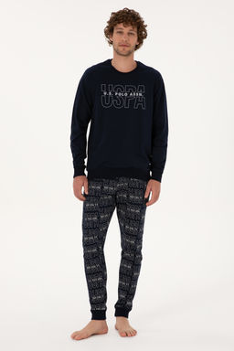 Erkek Lacivert Pijama Tak_m_ Sepette S_rpriz _ndirim - U.s. polo assn фото 8