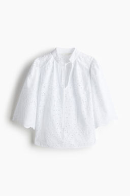 Blusa con bordado ingl?s