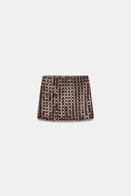 SHINY MINI SKIRT - Zara фото 5