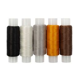 Нитки для бисера TYTANIUM TNM 80% полиамид, 20% полиэстер 0.1 мм 5 шт 120 я 110 м