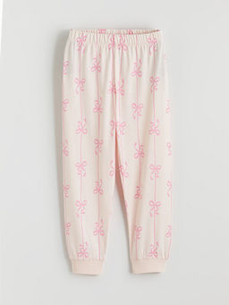 Beli Lastikli Desenli K?z ?ocuk Pijama Alt