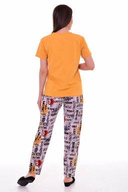 Пижама женская 1-209 (горчица), Лама