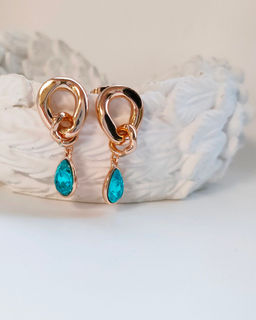 Серьги с кристаллами Swarovski