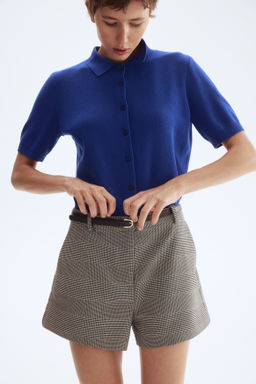 Pantal?n corto con cintur?n - H&m фото 3