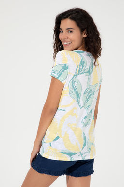 Kad_n A__k Sar_ Bisiklet Yaka Ti__rt