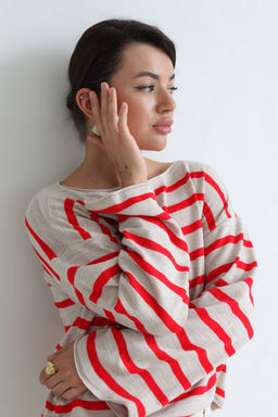 10695 Джемпер в полоску - Martichelli фото 28