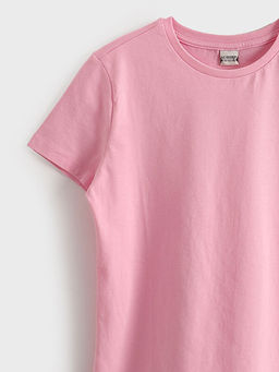 Bisiklet Yaka D?z K?z ?ocuk Ti??rt