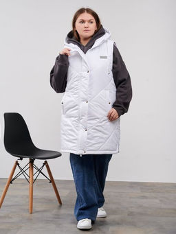 Жилет демисезонный Хлоя бордо - Yollochka фото 16