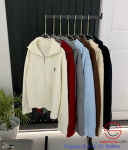 Женский свитер на молнии с высоким воротником - Bruno фото 7