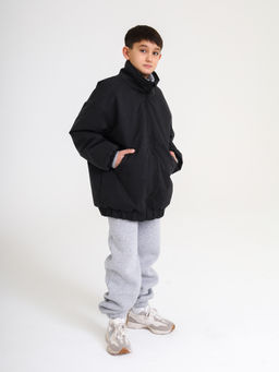 Куртка-бомбер VELUR, черная - Inzibe фото 13