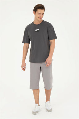 Мужские темно-серые вязаные шорты - U.s. polo assn фото 3