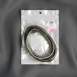 Подхват для штор Гибкий шнур, d = 7 мм, 50 см, цвет чёрный никель - Арт узор фото 3