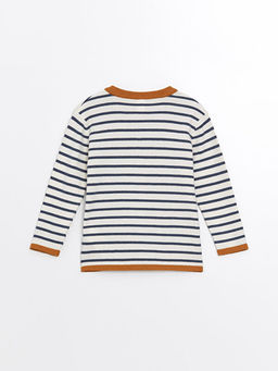 Bisiklet Yaka Uzun Kollu Erkek Bebek Triko Kazak - Waikiki фото 2