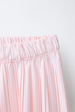 PANTAL?N WIDE LEG PLISADO / Rosa - Zara фото 3