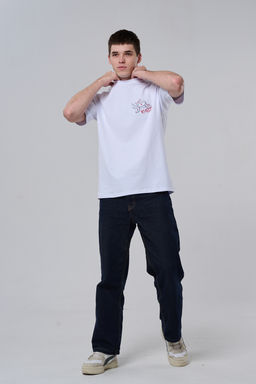 8579 футболка оверсайз мужская