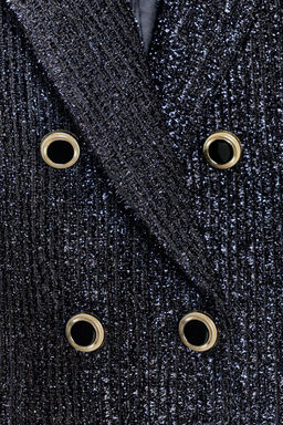 DOUBLE-BREASTED METALLIC THREAD BLAZER - Zara фото 9