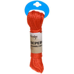 Цена за 12 шт. Веревка хозяйственная Селфи, 3 мм, 20 м, микс