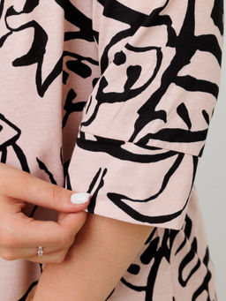 Блузка женская БЖ-73 (кулирка) Пудра - Elenatex фото 6