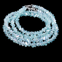 Бусы Алмазная крошка с огранкой 6мм-46см Амазонит цвет