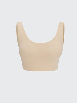 Balensiz Dolgusuz D?z Seamless Sporcu S?tyen