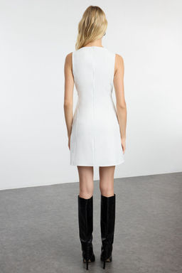 TRENDYOLMILLA Siyah A Kesim Mini Dokuma Elbise TWOAW25EL00192  фото 12