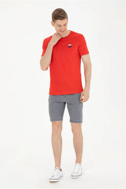 Мужская красная футболка - U.s. polo assn фото 4