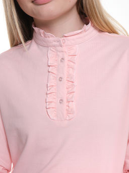 Футболка для девочки UD 6647(5135) св.розовый - Mini maxi фото 4