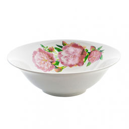 Салатник 7" 600мл, 17,5см Eclipse "Пионы" (эконом) фарфор арт. с7-7435# (84778)